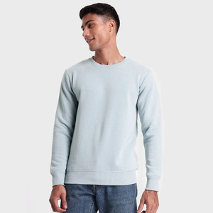 Sweat-shirt à col rond pour homme 100% coton, lourd, imprimé sur mesure, streetwear pour la vente en gros - Product Image 4