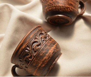 Eco Friendly Hand Carved Wood Coffee Mug Rustic Engraved Natural Wooden Tea <b>Cup</b> <b>Reusable</b> Drinkware Beer Mug Rustic Kitchen <b>Cup</b> - Product Image 4