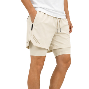 Shorts de bain décontractés imperméables pour hommes, séchage rapide, légers, écologiques, coupe-vent, en Spandex/Polyester, pour la plage - Product Image 2