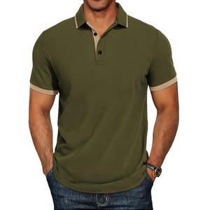 Camiseta polo para hombre, 100% algodón piqué, 220 g/m², color sólido, manga corta, corte regular, tejido de punto, ropa casual, proveedor de Bangladesh. - Product Image 3