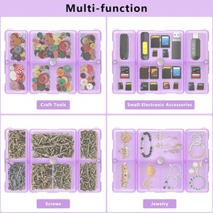 Portable 7-Compartment Folding Design Daily <b>Pill</b> Organizer Large Pocket Travel <b>Pill</b> <b>Storage</b> <b>Case</b> with Purse Features - Product Image 4