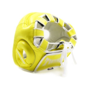 Protège-tête de boxe réglable en cuir, équipement de sécurité professionnel pour le kickboxing, modèle AI-HG-1068, vente chaude - Product Image 4