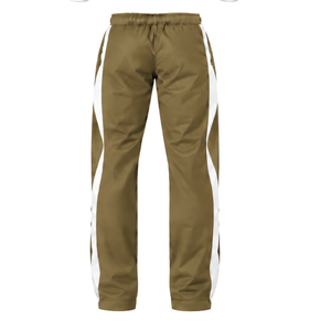 Conjunto Deportivo con Capucha Color Caqui y Blanco, Chaqueta con Cierre Completo, Pantalones Rectos, Uniforme Deportivo Personalizado para Entrenamiento, Dos Piezas - Product Image 6