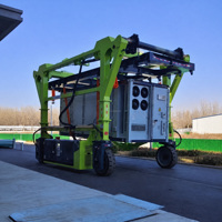 Grue à portique sur pneus en caoutchouc (RTG) pour terminal de conteneurs portuaires, 40 pieds, 10 tonnes, hauteur de levage maximale 15 m