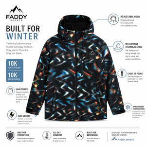 Chaqueta de Esquí Térmica Profesional Impermeable y Cortavientos para Hombre y Mujer, Transpirable, para Deportes al Aire Libre, Snowboard y Montaña - Product Image 6