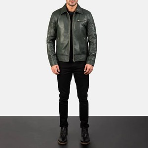 Super Protection <b>Leather</b> <b>Jacket</b> F1 Customized logo Made to Order <b>Long</b> Sleeve Zipper <b>Leather</b> <b>Jacket</b> - Product Image 4