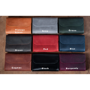 Handmade Vintage Leather Bridal Gift Makeup Bag Customized Cosmetic Travel for <b>Case</b> <b>Medium</b> Capacity Organizer Women - Product Image 5