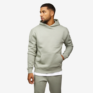OEM Custom Lightweight Eco-Friendly Garment Dyed Plain Oversized Cotton Tracksuit Set for <b>Men</b> Casual Logo Sweatpants Hoodie Plus - Product Image 2