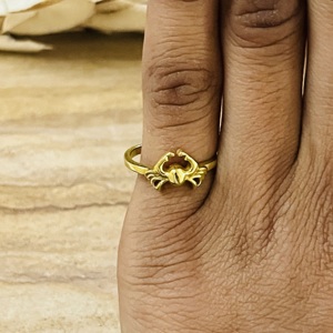 Latest Design Crab Animal <b>Ring</b> Boho Brass <b>Rings</b> For Women 18k Gold Plated Dainty <b>Statement</b> Ocean Jewelry For Wholesale/OEM/ODM - Product Image 2