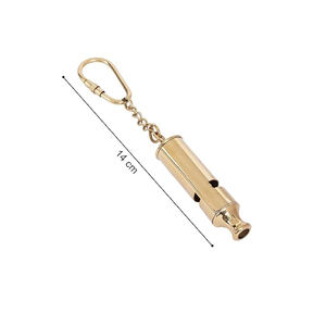Premium Metal Emergency Whistle Keychain Loud Safety Signal Tool for Personal <b>Security</b> and Outdoor Adventure Activities - Product Image 4