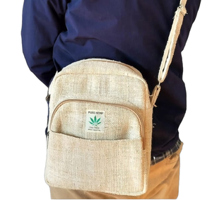 2024 xu hướng thân thiện với môi Vegan gai unisex Bohemian cổ điển thời trang tùy chỉnh thực hiện bền dây kéo Trọng lượng nhẹ Túi Messenger - Product Image 1