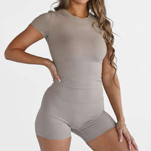 Conjunto de Yoga Chic para Mujer, Ropa Deportiva sin Costuras a la Moda, Leggings Transpirables con Top Deportivo a Juego para Gimnasio y Yoga - Product Image 1