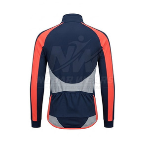 Modern Outdoor <b>Cycling</b> <b>Jacket</b> With Wind Resistant Fabric Lightweight Feel Full Front Zip Breathable Construction - Product Image 4