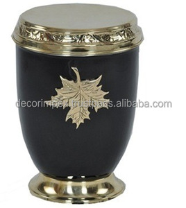 Nouvelle édition crémation adulte sculpture à la main avec des fleurs en relief vertes cendres humaines funérailles faites à la main pour les cendres commémoratives funéraires - Product Image 3