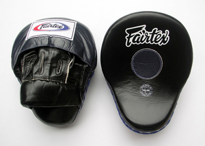 Custom Micro Boxing Focus Mitts PU Leather Curved Target <b>Pads</b> for Training & Sparring in MMA Muay Thai & Kickboxing - Product Image 2