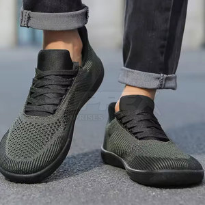 Zapatos Deportivos de Punto para Hombre, Cómodos, Ligeros, Transpirables, con Color Personalizado, Suela Flexible y Diseño con Cordones, para Todas las Temporadas - Product Image 4