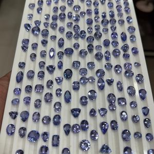 Lot de pierres brutes de Tanzanite naturelle, qualité AA, intérieur propre, formes variées, taille libre, pierre précieuse bleue chauffée, vente en gros, Tanzanie AAA - Product Image 4