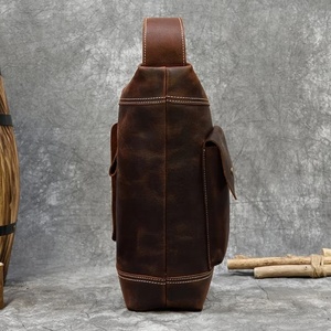 New Latest Style Hot Selling Fashion Black Chest <b>Leather</b> <b>Bag</b> Logo Custom Wholesale <b>Soft</b> PU <b>Leather</b> Chest <b>Bag</b> best Cost Lowest - Product Image 4