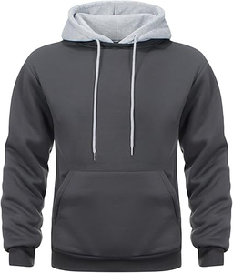 เสื้อฮู้ดดี้ผู้ชายคุณภาพพรีเมียม สไตล์ลำลอง เรียบง่าย ทันสมัย แขนยาว - Product Image 2