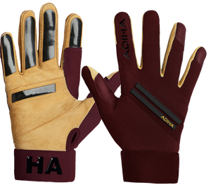 Gants de frappe de baseball en cuir de qualité supérieure, tailles et couleurs personnalisables, fermeture à scratch, gants de grande qualité de chez Adiha Impex - Product Image 2