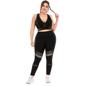 Ensembles de yoga : soutien-gorge et leggings, ensembles de yoga personnalisés avec logo sur mesure, vêtements de sport pour femmes, vêtements de fitness taille haute, deux pièces - Product Image 6