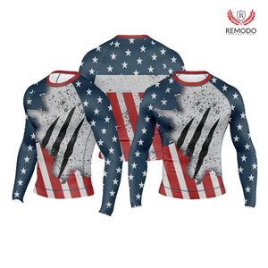 Low MOQ Custom Sublimation Printed Rhinestone 100% Polyester Slim-Fit Breathable Stretch Quick Dry Compression <b>Martial</b> <b>Art</b> <b>Wear</b> - Product Image 4