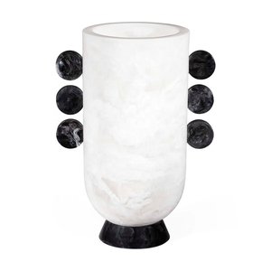 Grand vase en résine, marbre noir, artisanat de vente, vase de mariage, design moderne, imperméable, écologique, fait à la main, meilleur choix - Product Image 1