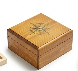 Custom <b>Pine</b> Wooden Storage <b>Box</b> Hinged Lid Polished Rectangle Organizer Case for Tabletop Gift Packaging Handcrafted High Quality - Product Image 6