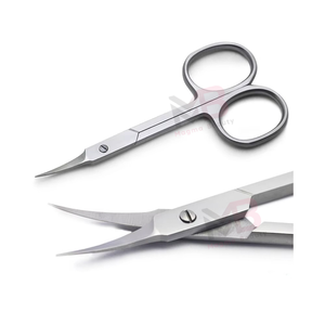 Tijeras Profesionales Curvas de Acero Inoxidable para Manicura, Cortaúñas para Cutículas, para Uso en Salón de Belleza - Product Image 5