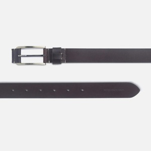 Cinturón casual de cuero vacuno de primera calidad para hombre con elegante hebilla de metal niquelado, tallas personalizadas disponibles. - Product Image 5
