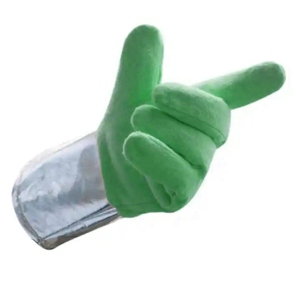 Gants de soudage en cuir et aluminium de qualité supérieure pour la sécurité des soudeurs, gants de soudage en cuir croûte anti-chaleur - Product Image 3