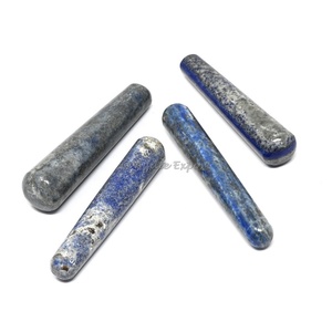 Varita Yoni de piedras preciosas de Zoisita de rubí natural de cristal de alta calidad, curación para varitas de masaje femeninas venta cuerpo de masaje de cuarzo - Product Image 6