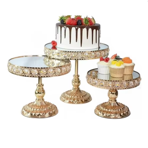On sale metal cake stand for stylish dessert display long metal cake stand for <b>sweets</b> and snacks presentation - Product Image 6