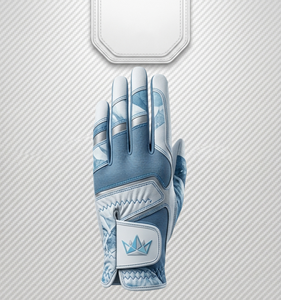 ถุงมือกอล์ฟมือขวาสำหรับมืออาชีพ ขายส่ง ทำจากหนังไมโครไฟเบอร์ พิมพ์ลายแบบซับลิเมชั่น กันลื่น ปิดด้วยแถบตีนตุ๊กแก เหมาะสำหรับทุกเพศ - Product Image 1