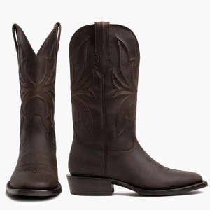 Bottes en cuir personnalisables pour homme et femme, hauteur genou, style cowboy, bottes de pluie - Product Image 3