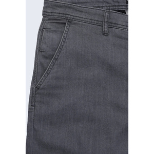 Pantalones cortos de mezclilla ajustados y elegantes para hombre, moda urbana informal, tela suave y cómoda - Product Image 5