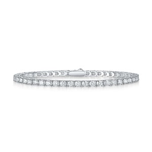 Best Selling Moissanite Diamond Bracelet Elegant Jewelry for Women Luxury Tennis Bracelet Design for Wedding Party - Product Image 2