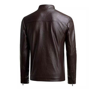 <b>SMART</b> SHINE ENTERPRISES <b>Men</b> Premium Leather <b>Jacket</b> Soft Comfortable Full Zip Casual Durable Regular Fit Winter Breathable Quick - Product Image 2