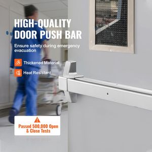 Maniglia Esterna con 3 Chiavi in Acciaio al Carbonio, Barra Antipanico per Porte di Sicurezza con Dispositivo di Uscita d'Emergenza a 3 Chiavi di Ha - Product Image 3