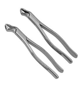 ชุดคีมถอนฟันแบบใช้มือ 2 ชิ้น คุณภาพสูง ผลิตจากเหล็กกล้าไร้สนิมเยอรมัน ด้ามจับตามหลักสรีรศาสตร์ ใช้ซ้ำได้ - Product Image 1