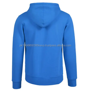 Sudadera con Capucha y Cremallera de Alta Calidad, 330 g/m², Algodón Poliéster CVC, Felpa Gruesa, Unisex, Logotipo Personalizado, Sudadera con Capucha Lisa para Hombre - Product Image 3