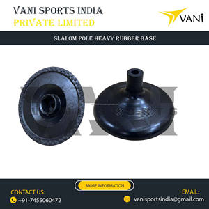 Poste de Slalom Base de goma pesada sintética de 3KG de la mejor calidad, equipo de entrenamiento de gran venta del proveedor indio - Product Image 2