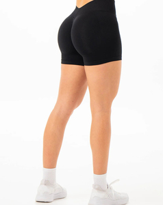 Shorts Bermuda Ajustados para Mujer, Nuevo Estilo, Transpirables, Sin Costuras, Diseño Sólido, Alta Calidad, Método de Tejido No Tejido - Product Image 5