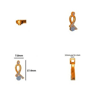9KT Gold Natural Ruby <b>Ribbon</b> Twist Pendant - Product Image 3