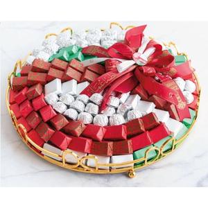 Bandeja de Servir Dorada con Diseño Martillado para Café, Chocolate, Frutos Secos, Decoración de Mesa - Product Image 4