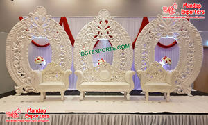Royal Wedding Mandap Decor Paneles de elefante Decoración DE BODA FRP Elephant Face Paneles de elefante FRP de nuevo diseño - Product Image 6