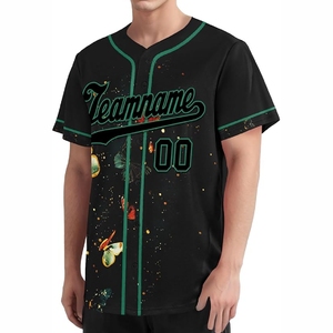Maillots de baseball personnalisés par sublimation, vêtements de sport respirants pour équipes et clubs - Product Image 3
