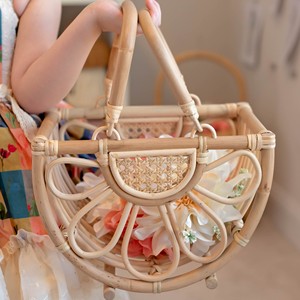 Juguetes infantiles al por mayor y bolsos de mimbre ecológicos para niños, estilo bohemio, cesta de juguetes para bebés - Product Image 6