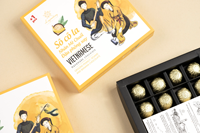 Chocolat au lait artisanal du Vietnam, saveur beurre de cacahuète et banane, bonbons sucrés, chocolat solide