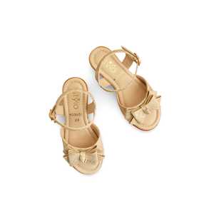 Sandales formelles à talon doré pour filles KD5650 - Product Image 1